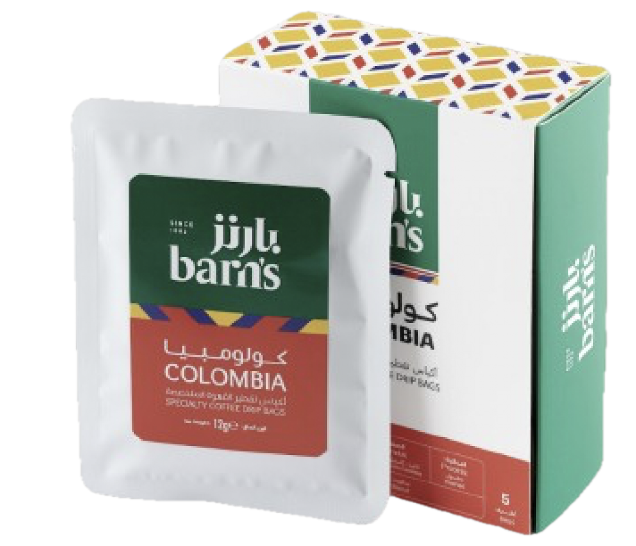 اكياس تقطير القهوة كولومبيا